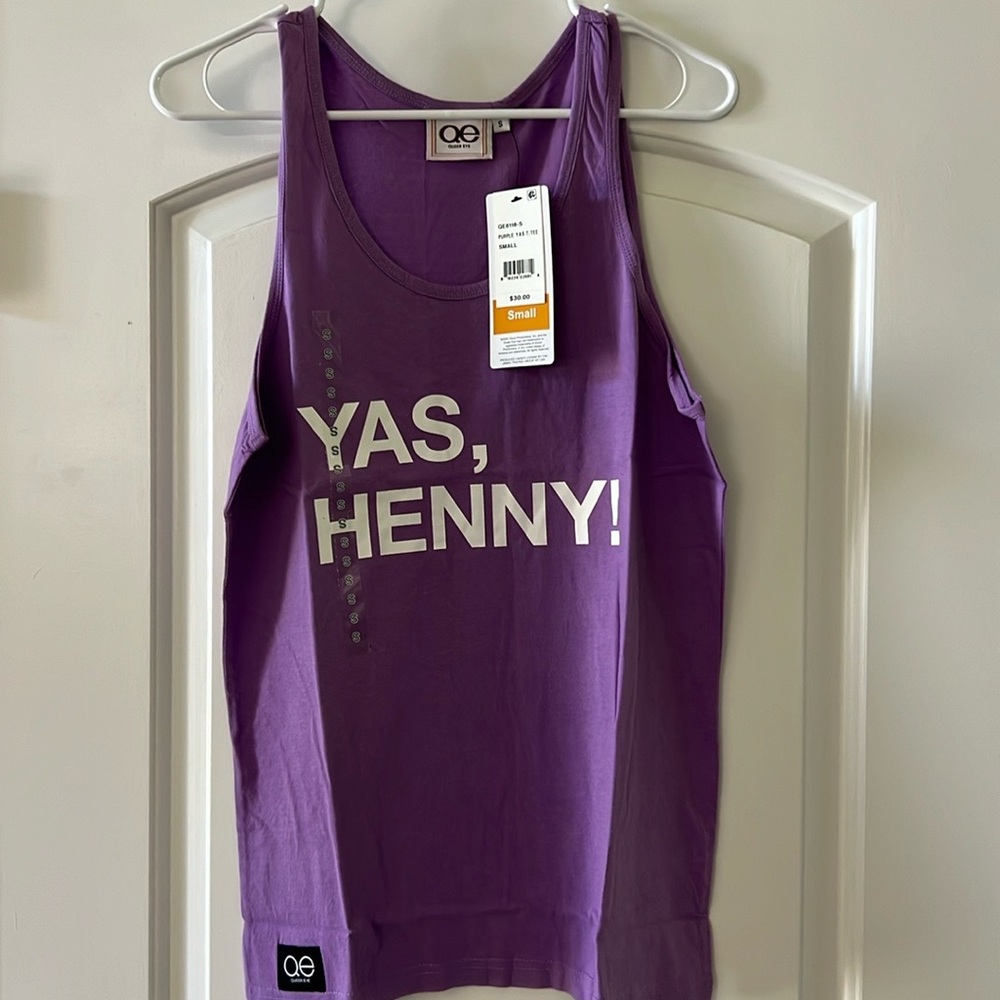 QE purple Yas, Henny tank size Large